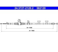 ATE 24.3727-2120.2 Handbrake cable