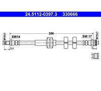 ✅Fits ATE 24.5112-0397.3 Brake Hose ⭐UK Seller⭐