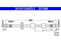 Fits ATE 24.5113-0423.3 BRAKE JOSE