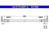 BRAKE HOSE PIPE LINE FOR BMW 3 E21 M10 B16 M10 B18 M10 B20 M20 B20 M20 B23 3 E30