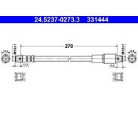 ✅Fits ATE 24.5237-0273.3 Brake Hose ⭐UK Seller⭐