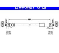 BRAKE HOSE PIPE LINE FOR AUDI 80 89 89Q 8A B3 RN RU SF JN NE PM DZ SD 3A RA SB