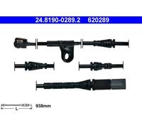 WARNING CONTACT BRAKE PAD WEAR FOR BMW X5/E70/SAV/F15/F85 X6/E71/E72/SAC/F16