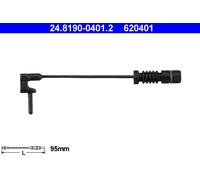 Warning Contact, brake pad wear for MERCEDES-BENZ PUCH ATE 24.8190-0401.2