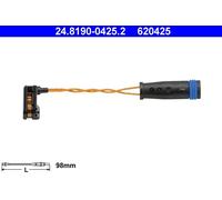 Fits ATE 24.8190-0425.2 Warning Contact, brake pad wear UK Stock