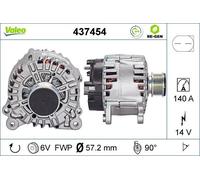 FITS AUDI A1 1.6 TDI ALTERNATOR 437454 VALEO