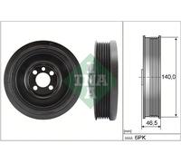 INA 544 0138 10 Crankshaft pulley