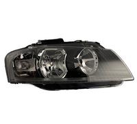Prasco Headlight Fits Audi A3 03-08 - Halogen - Right (RH) Offside Drivers Side