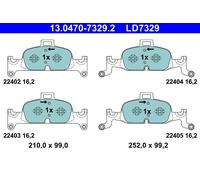 ATE 13.0470-7329.2 Brake pad set