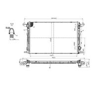 Fits Audi Q7 Radiator 2.0 Petrol-Hybrid / 3.0 Diesel Models 2019-2024