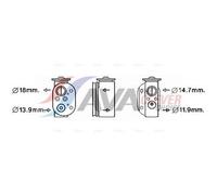 Fits AVA BW1497 THE BMW 1 SERIES F20 (2011) 118I 1.6