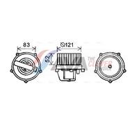 Fits AVA COOLING VN8345 AVA Electric Motor, interior blower VN8345 AV ⭐UK Stock⭐