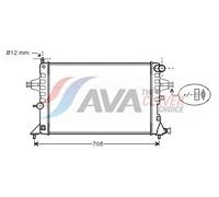 Fits AVA OLA2296 WATER COOLER OPEL ASTRA (1998) 2.2