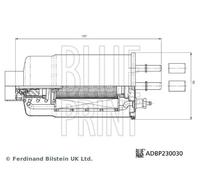 Fits BLUE PRINT ADBP230030 Fuel Filter ⭐UK Stock⭐