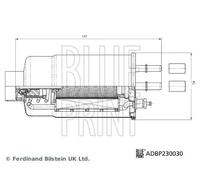 Fits BLUE PRINT ADBP230030 Fuel Filter ⭐UK Stock⭐