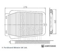 Fits BLUE PRINT ADBP250040 Filter, interior air DE stock