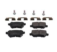 Brake Pads Set fits VAUXHALL MERIVA A Rear 03 to 10 Blue Print 093169143 1605086