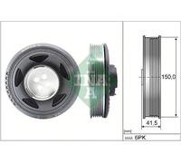 INA 544 0129 10 Crankshaft pulley