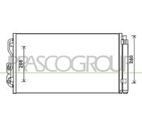 PRASCO BM028C001 Air conditioning condenser