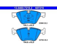 Brake pads 13.0460-7216.2 ATE for BMW 3 Touring 3 X1 Z4 Roadster 3 Coupe