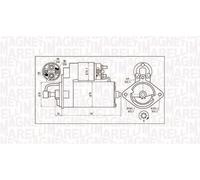FITS BMW 3 325 TD STARTER 063720984010 MAGNETI MARELLI