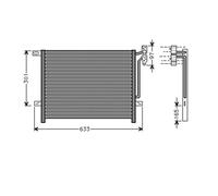 PRASCO BW5203 Air conditioning condenser