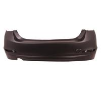 Fits BMW 3 Series 2011>2015 Rear Bumper Primed Black Single Exhaust On Left