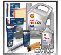 FITS BMW 3 SERIES 320d SPORT F30 2011-16 FULL BOSCH SERVICE FILTER KIT 6L SHELL