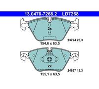 Brake pads 13.0470-7268.2 ATE for BMW 5 5 Touring