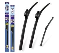 Fits BMW X1 2015-2021 Alca Germany Super Flat Windscreen Wiper Blades Front Rear Set 26"16"ST 13"Q ASF2616ST13Q