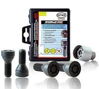 Fits BMW X5 2008-on Heyner Germany Locking Wheel Nuts Set 4 Car Security Locks Anti-theft 574/5-black