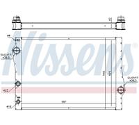 NISSENS 60823 Engine radiator