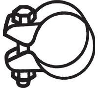Fits BOSAL 250-354 M10 MUFFLER PIPE CLAMP 54mm, TAPE TIE ⭐UK Stock⭐