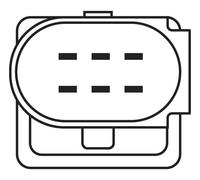 Fits BOSCH 0 258 007 351 LAMBDA SENSOR DE Stock