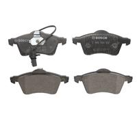 Bosch Front Brake Pad Set 0986 424 537 – 4x Pads with Wear Indicator – Fits VW Transporter MK4