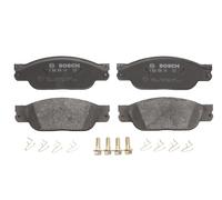 Bosch BP1052 - Brake Pads Car Front Axle - 1 Set of 4 Pads | Bosch Quality - Reduced Noise and Dust - ECE-R90 Certified - Copper-Free