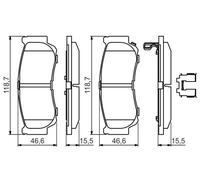 Bosch Bremsbelàƒ ¤ GE
