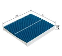 Cabin filter Activated Carbon Filter 0 986 628 566 BOSCH for SEAT VW AUDI SKODA