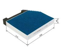 Fits BOSCH 0 986 628 567 CABIN FILTER FILTER+PRO DB CLASS C,E,GLC 11.13- DE St