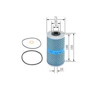Bosch Car Oil Filter P9616 - 1457429616