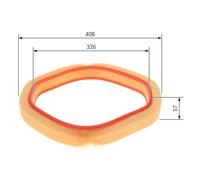 Fits BOSCH 1 457 429 787 AIR FILTER 190 E 1.8 5/90 -> , 190 E 2.0 , 1 ⭐UK Stock⭐