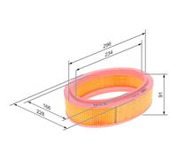 Fits BOSCH 1 457 433 311 AIR FILTER ⭐UK Stock⭐