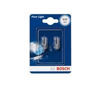 Fits BOSCH 1 987 301 028 Light bulb W3W Pure Light (2 pcs) 12V 3W Light bulb (b