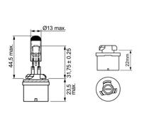 BOSCH 1 987 302 024 Fog light bulb
