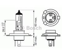 BOSCH 1 987 302 042 Bulb, spotlight
