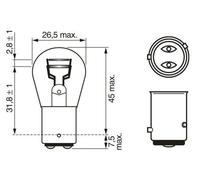 Fits BOSCH 1 987 302 813 Bulb, tail light