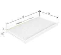 BOSCH 1 987 432 015 Pollen filter