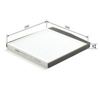 Filter, cabin air BOSCH 1 987 432 064 for VOLVO