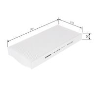 Fits BOSCH 1 987 432 095 CABIN FILTER ⭐UK Stock⭐