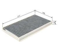AutoStar Germany 2pc Active Carbon Cabin Filter for BMW E60 - 64316935823